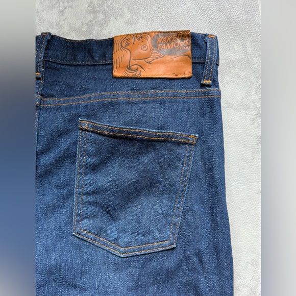Naked and Famous jeans golden hour slub, super guy fit size 34 - Picture 4 of 8
